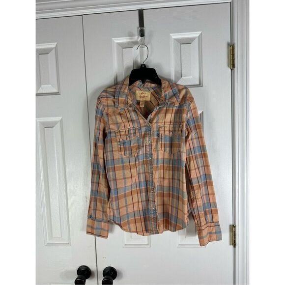 Levi’s Womens Vintage Button Front Pearl Snaps Shirt Size M - Picture 1 of 4